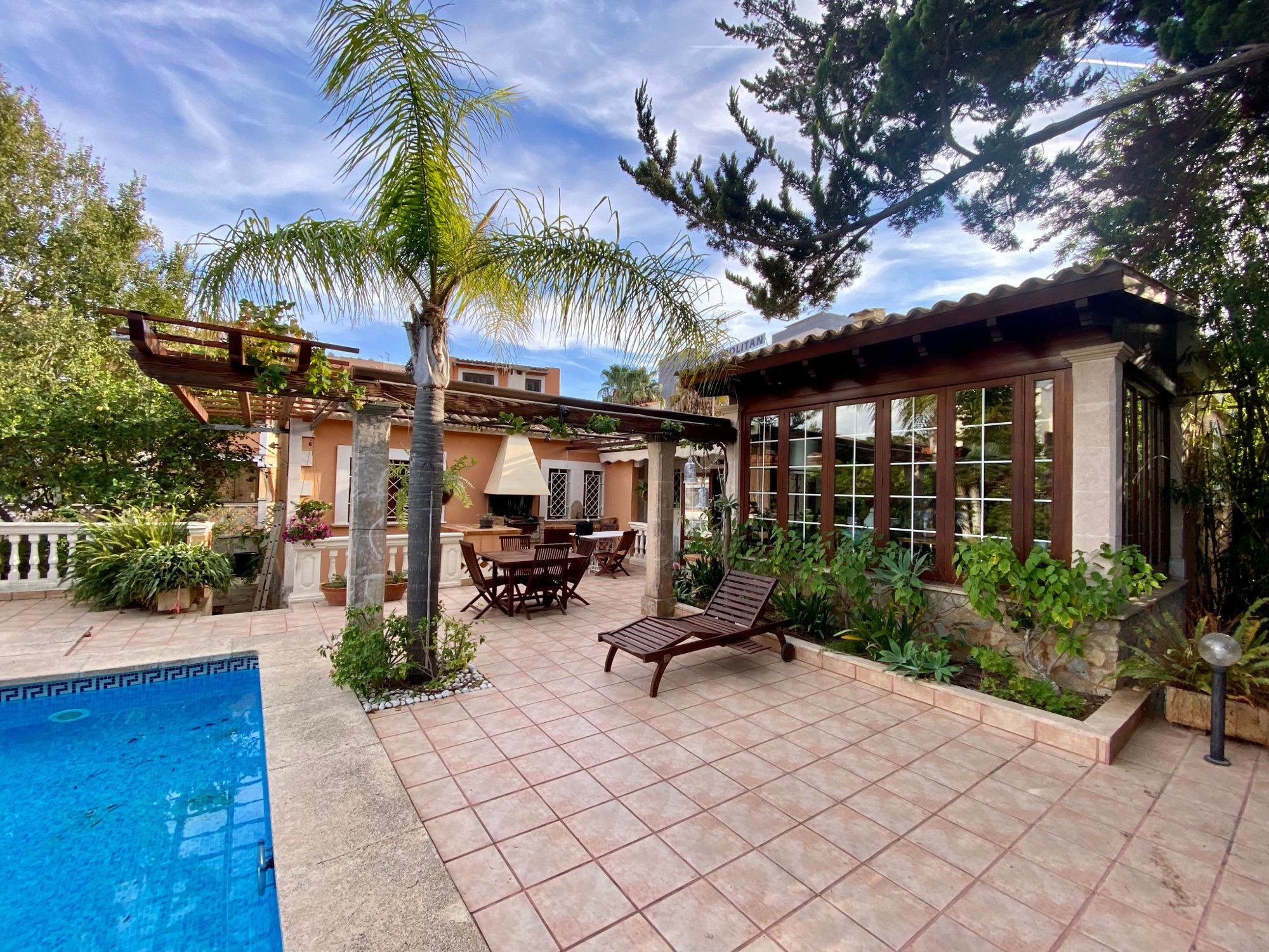 Mediterranean home and terrace representing long-term property care